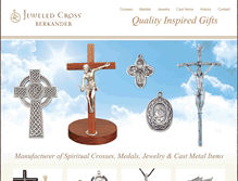 Tablet Screenshot of jeweledcross.com